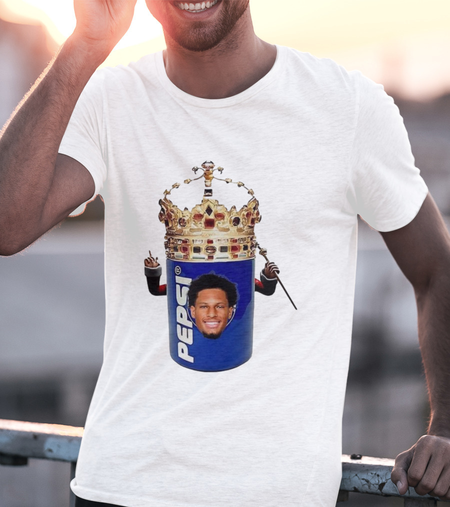 Oronde Gadsden Pepsi Crown Los Angeles Chargers King Parody T-Shirt