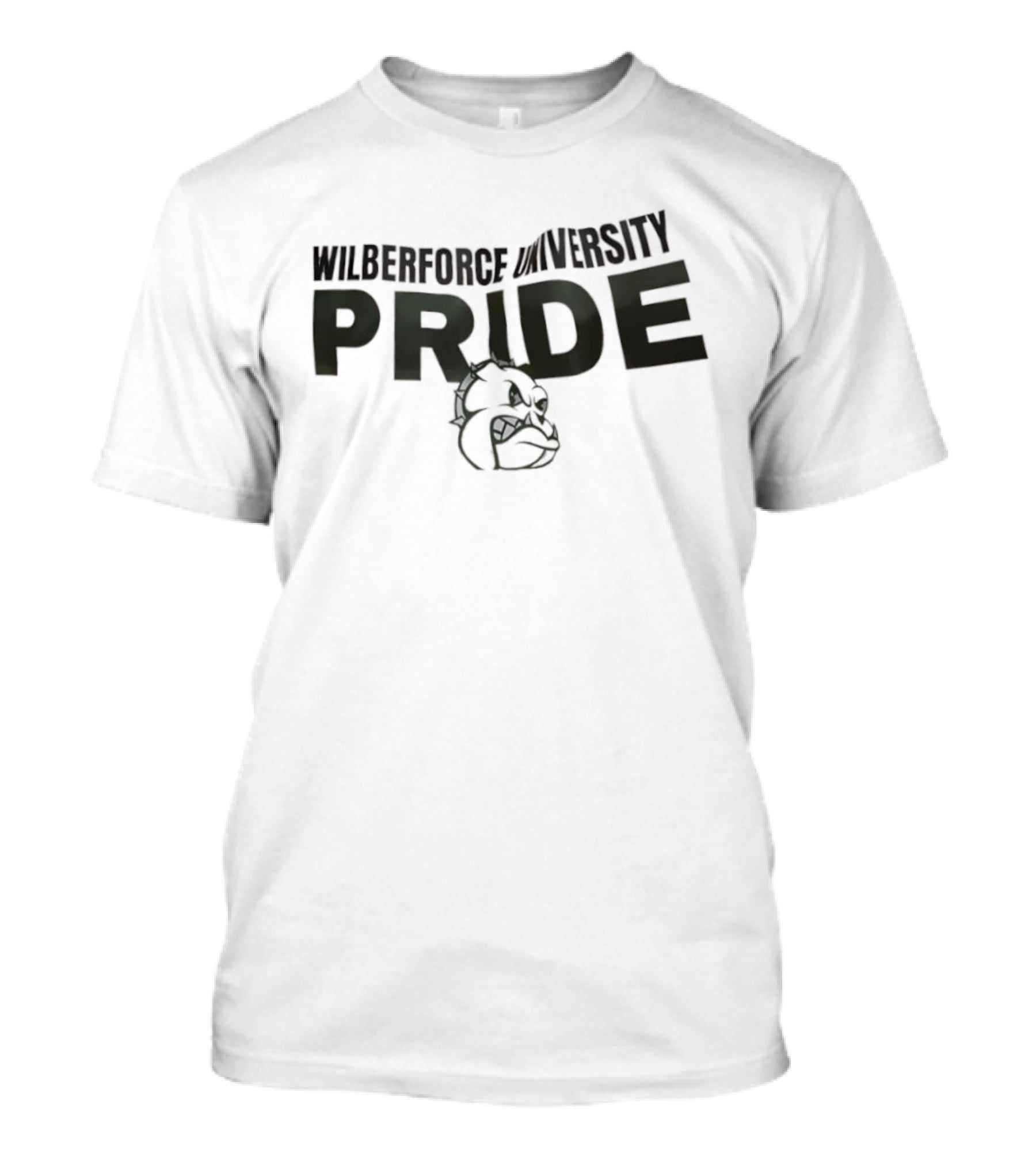 Wilberforce University Pride Bulldog Emblem T-Shirt