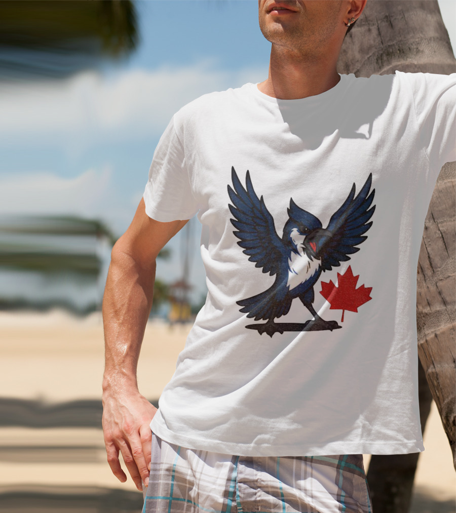 Toronto Blue Jays Canadian Blue Jay Go Jays Maple Leaf T-Shirt