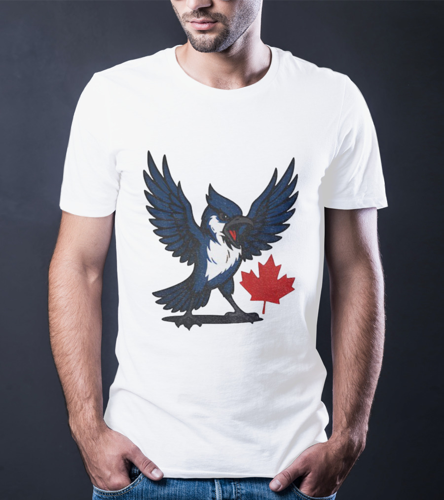 Toronto Blue Jays Canadian Blue Jay Go Jays Maple Leaf T-Shirt