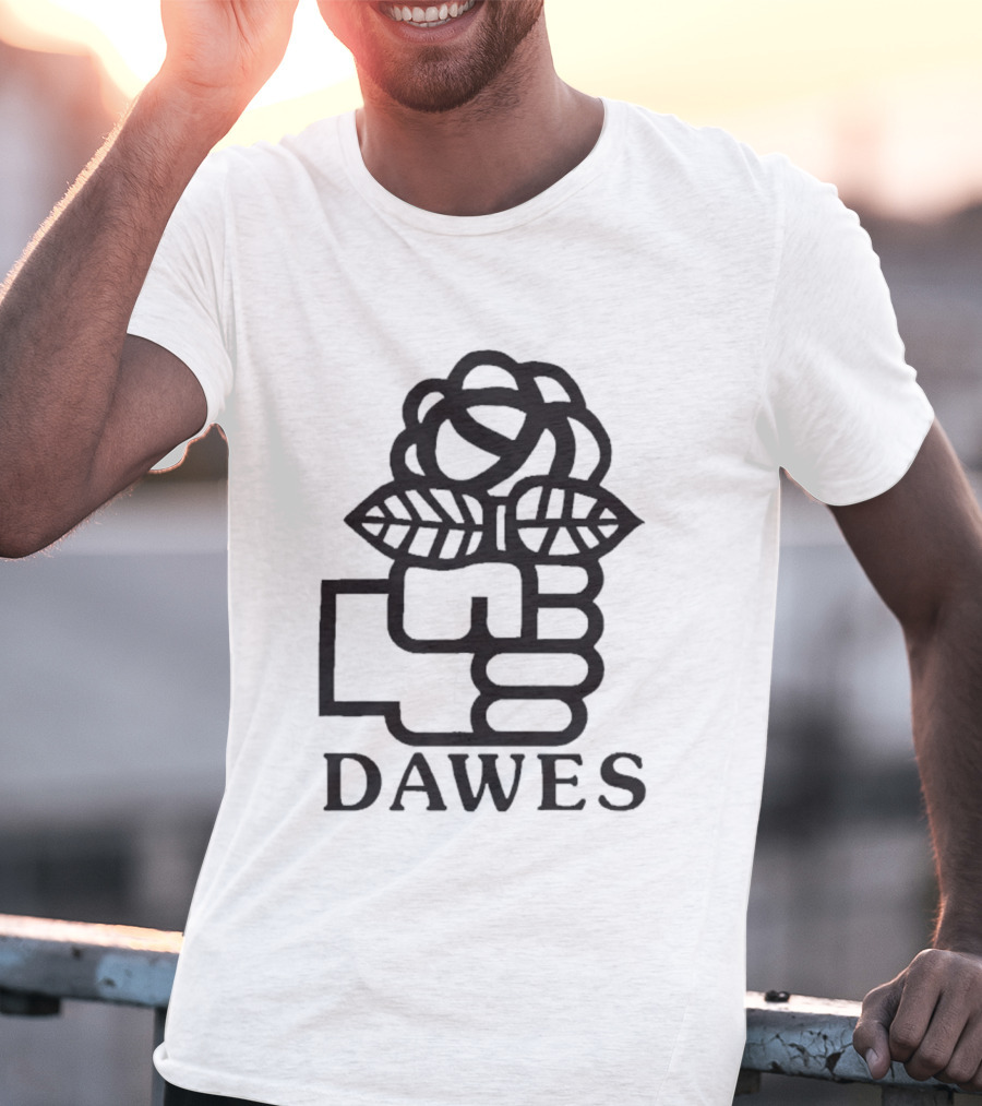 Dawes Rose Fist Symbol Icon T-Shirt