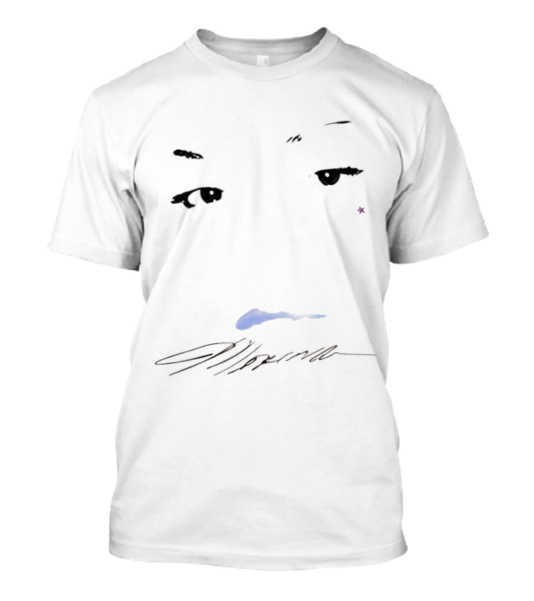 Marina Eyes Lips Abstract Signature Style T-Shirt