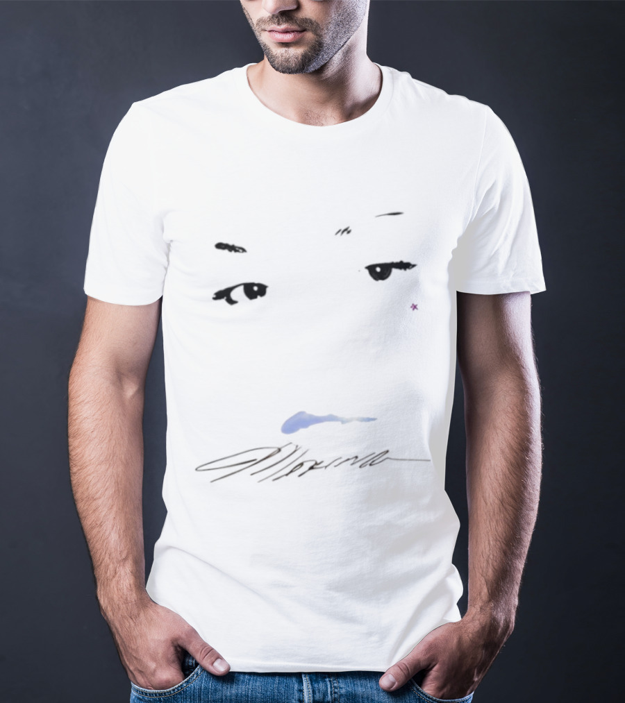 Marina Eyes Lips Abstract Signature Style T-Shirt