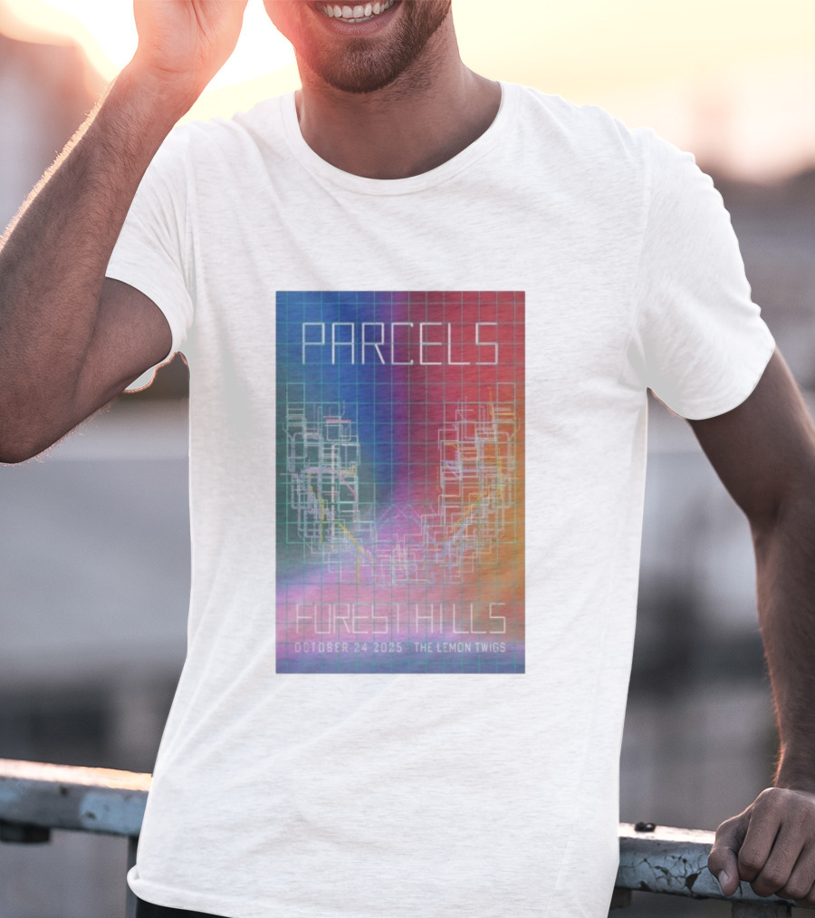 PARCELS Forest Hills October 24 2025 The Lemon Twigs Stadium Event T-Shirt