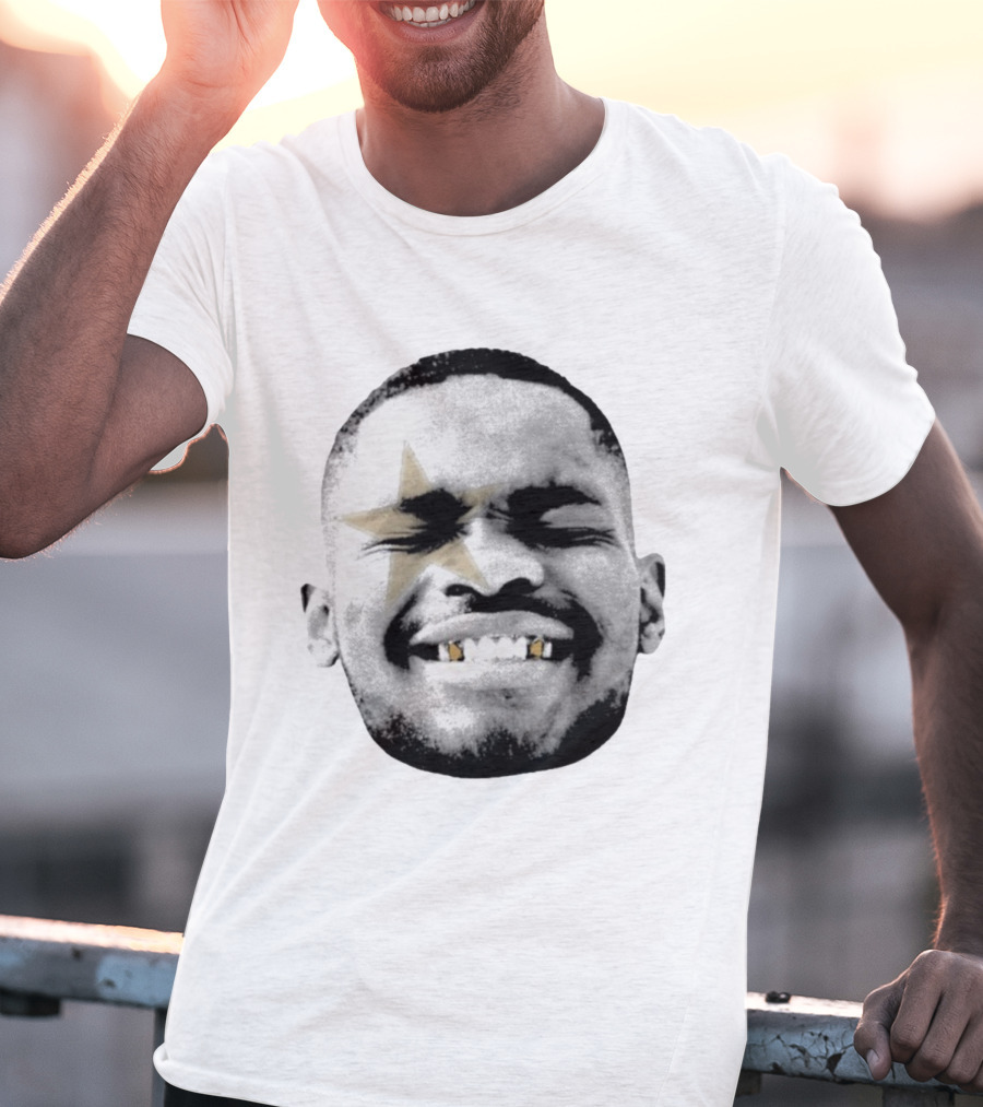 Santan Dave Star Face Grin Icon Gold Teeth T-Shirt