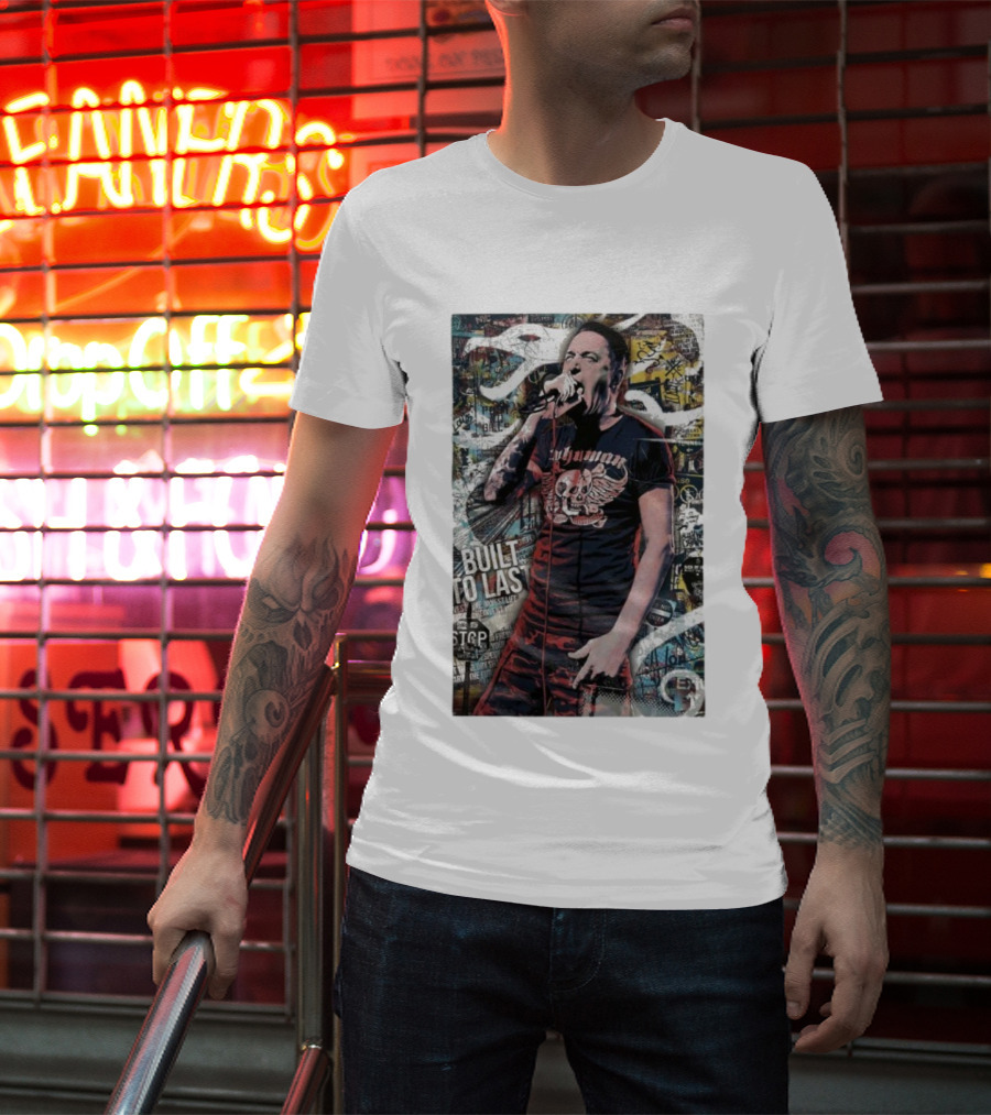 Sick Of It All Built To Last Lou Koller Hardcore Punk NYC Street Art Skull Tattoo T-Shirt