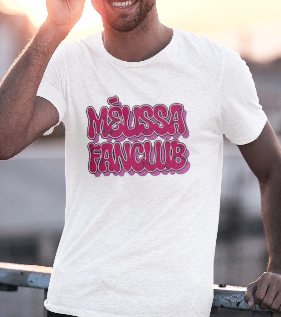 Melissa Fanclub Star Academy Plum Bubble Letters T-Shirt