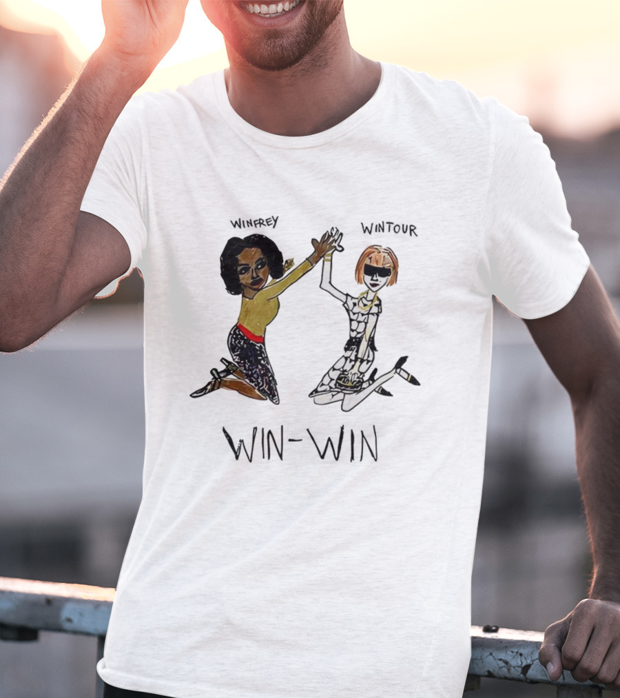 Winfrey Wintour High Five Fashion Icons T-Shirt