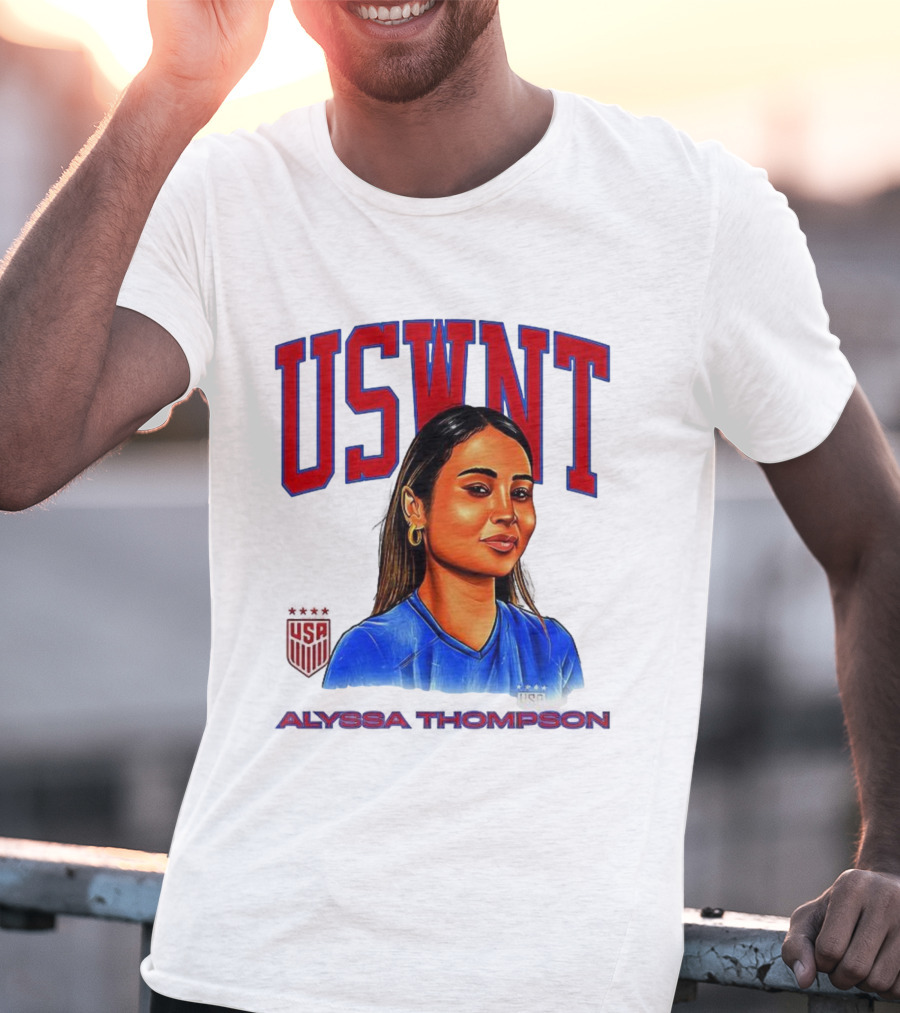 USWNT Alyssa Thompson United States Soccer Team T-Shirt