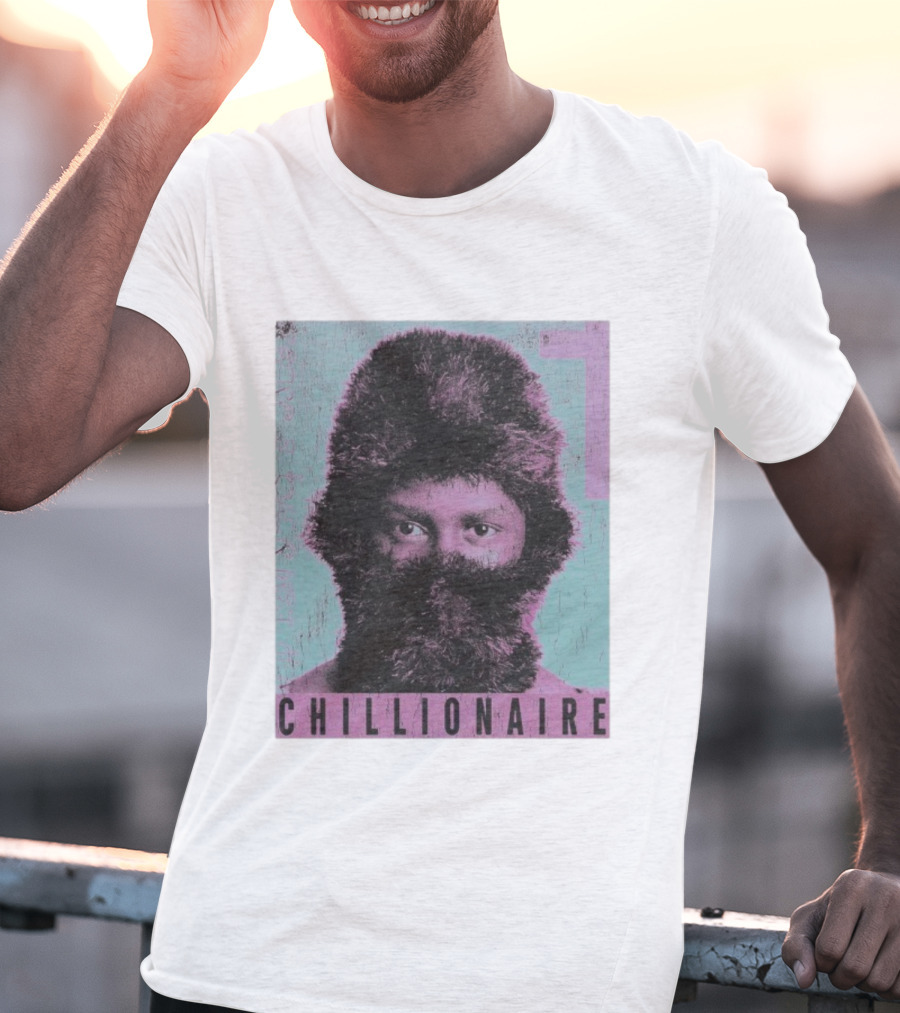 Benny Chill Chillionaire Furry Winter Hat Retro Style T-Shirt