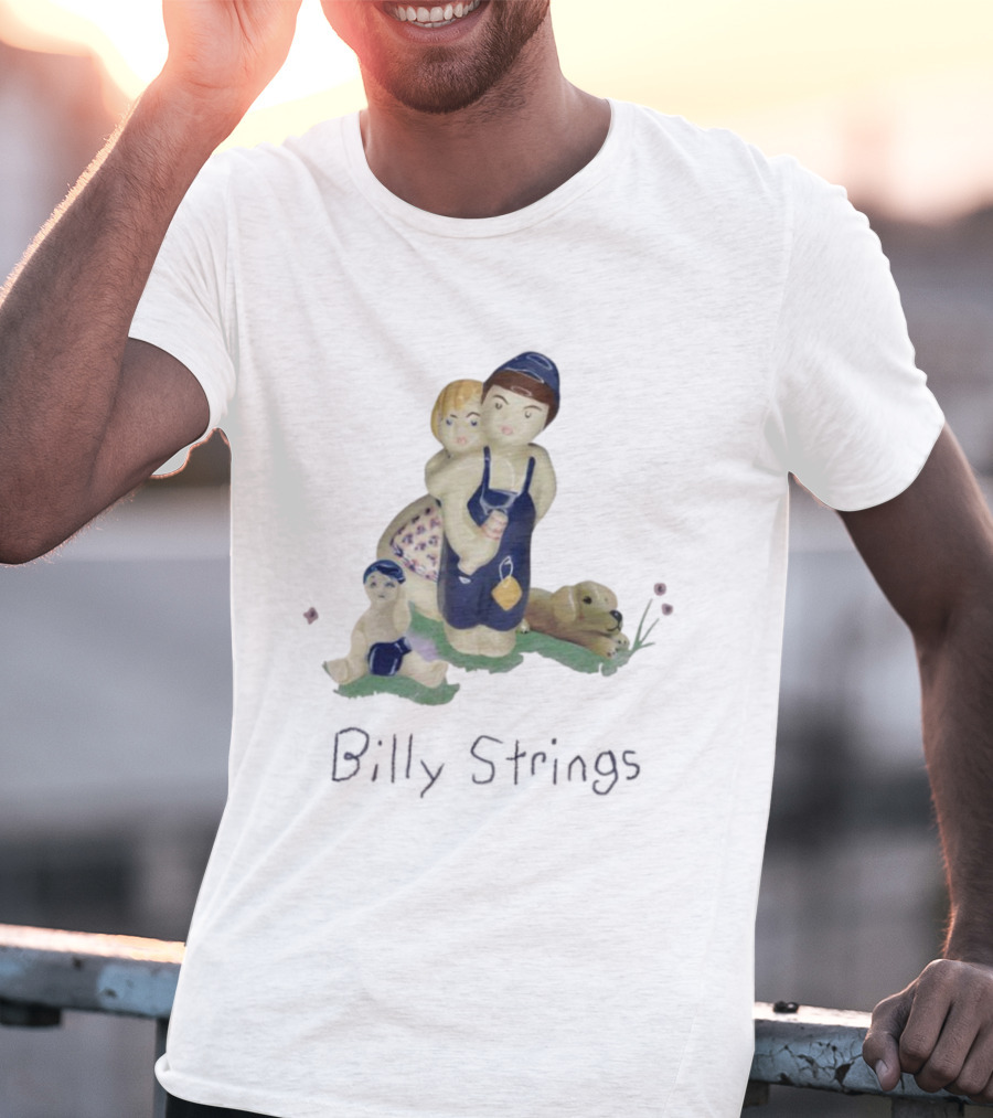 Billy Strings The Family Strings Figurine Style T-Shirt