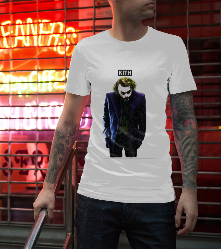 Dodgers Batman Kith Joker Collaboration T-Shirt