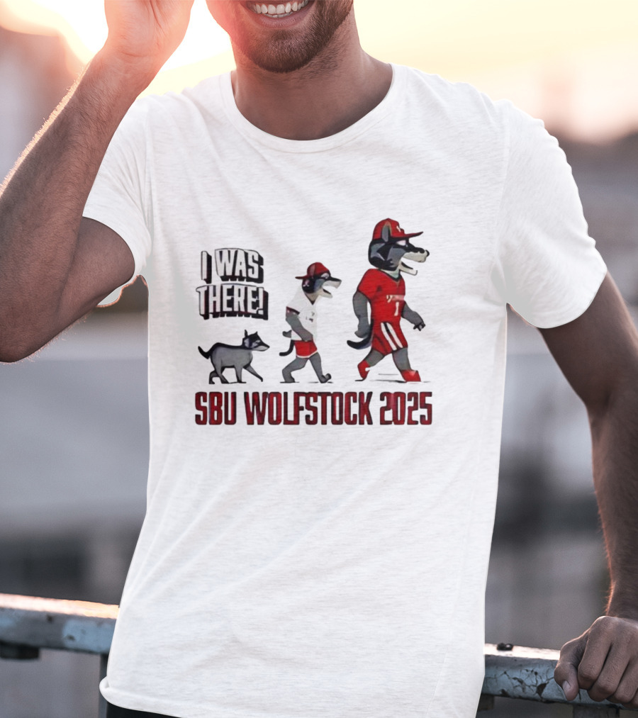 I Was There SBU Wolfstock 2025 Festival Event Celebration T-Shirt