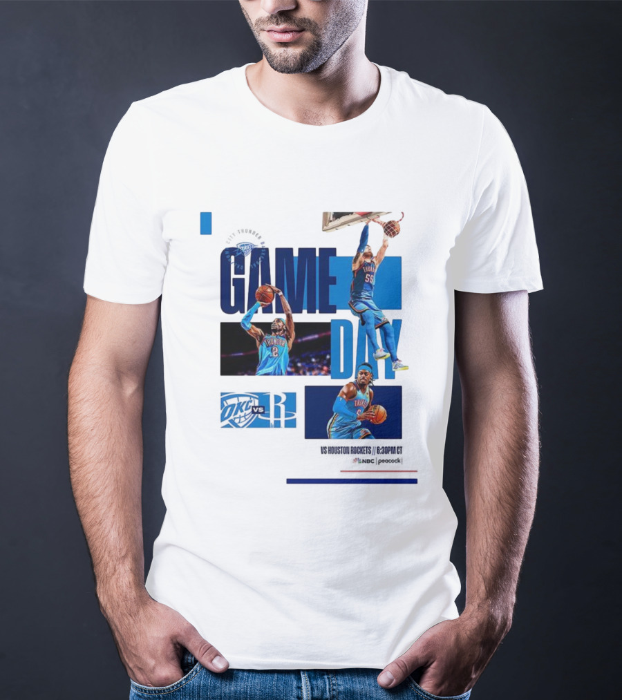 Oklahoma City Thunder Game Day NBA 2025 T-Shirt