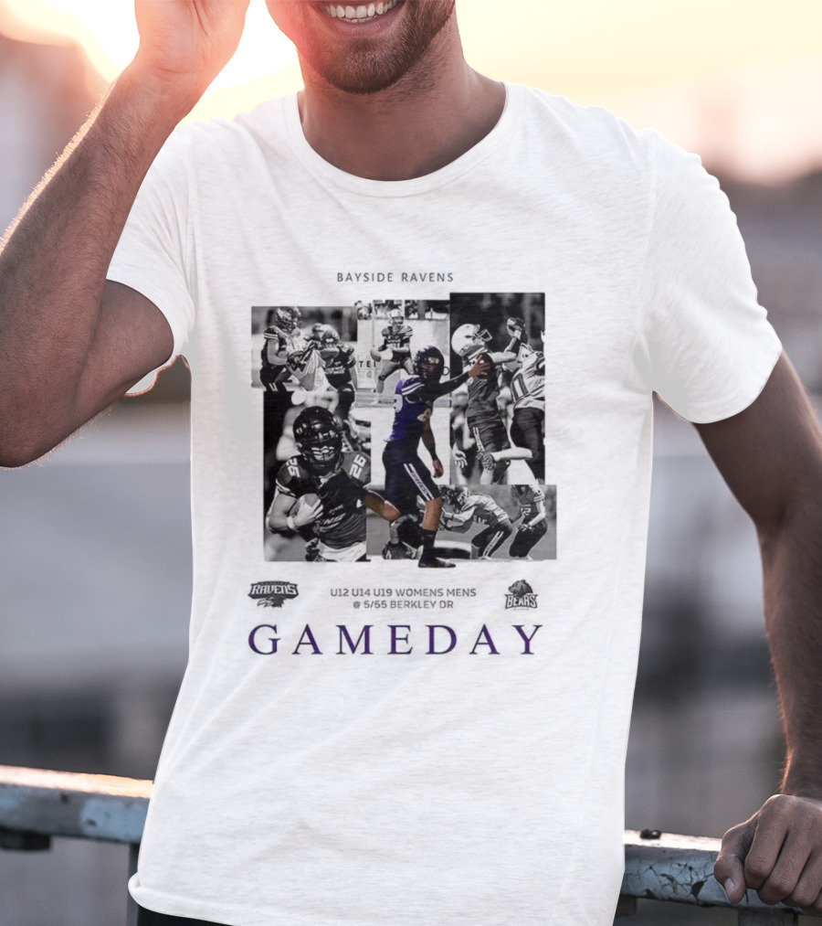 Baltimore Ravens Vs Chicago Bears NFL Rivalry 2025 Gameday T-Shirt