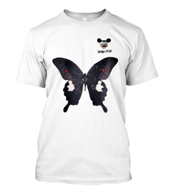 Cold Dead Butterfly Mouse Skull T-Shirt