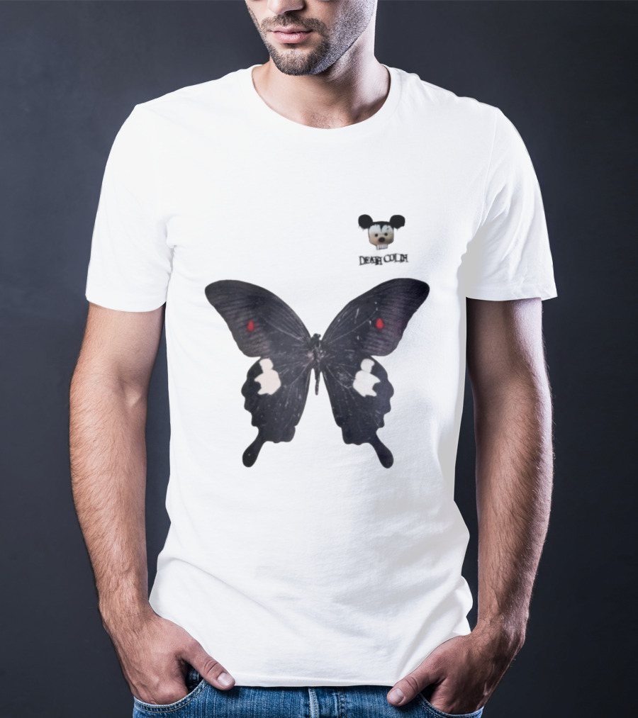 Cold Dead Butterfly Mouse Skull T-Shirt