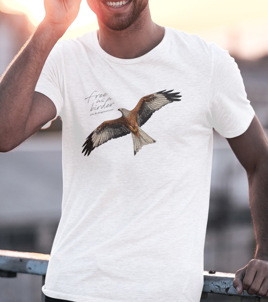 Eagle Free As A Birder Majestic Flight T-Shirt