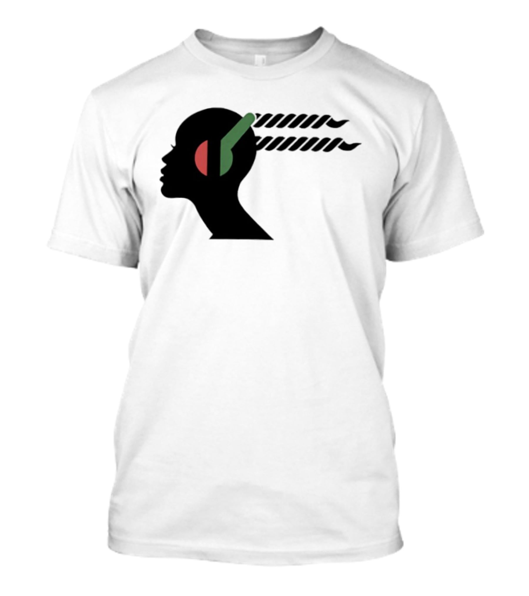 Jeffrey Wright Highest 2 Lowest Stackin’ Hits Records Silhouette With Headphones T-Shirt