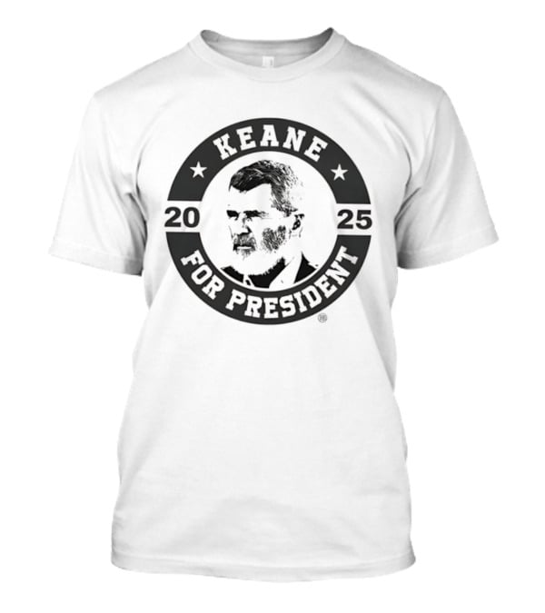 Keane For President 2025 Campaign Election Stars T-Shirt