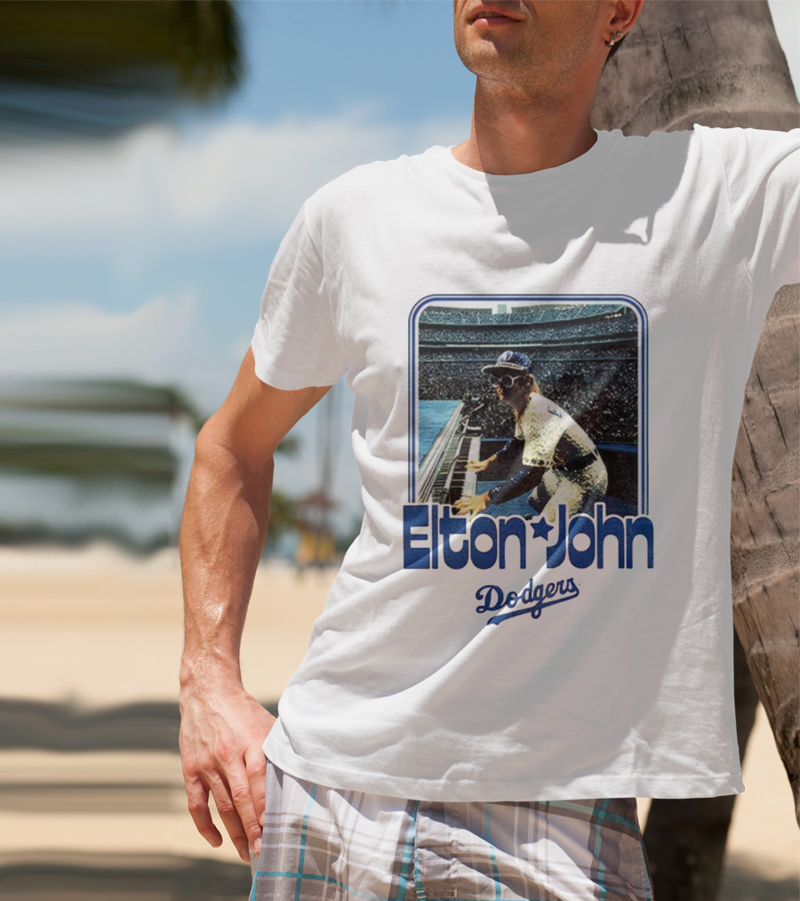 Elton John Dodgers Stadium Concert MLB Baseball Dodgers T-Shirt