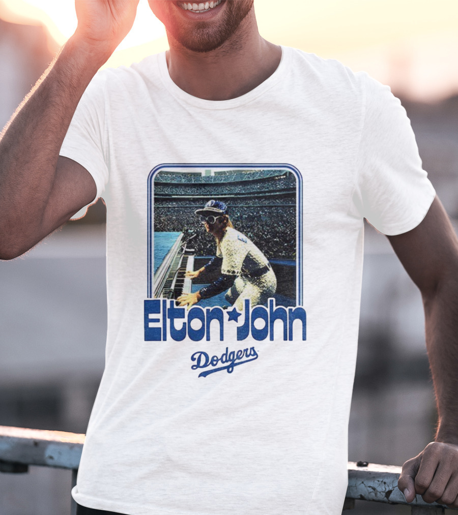 Elton John Dodgers Stadium Concert MLB Baseball Dodgers T-Shirt