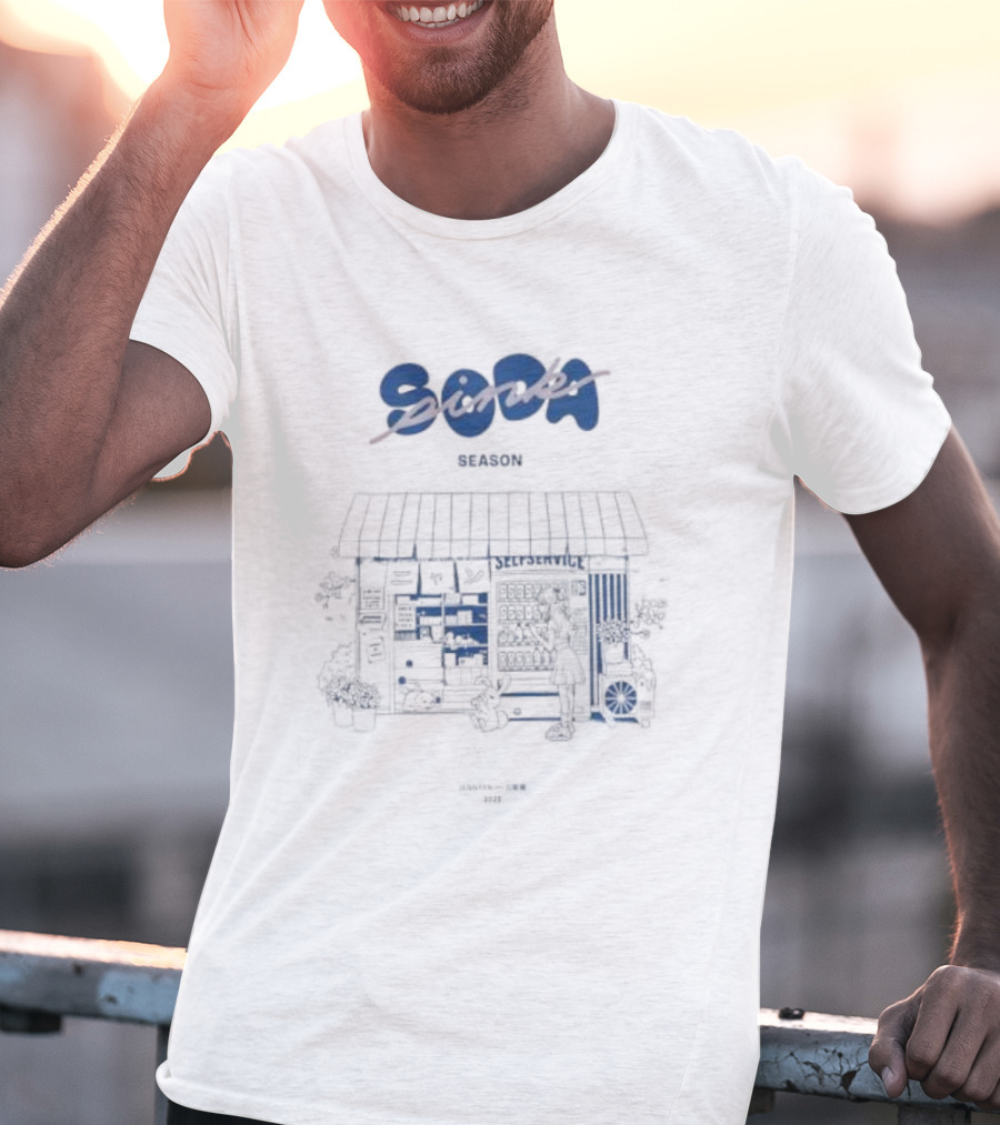 Soda Japan Vending Season 2025 JenNyan Pink T-Shirt