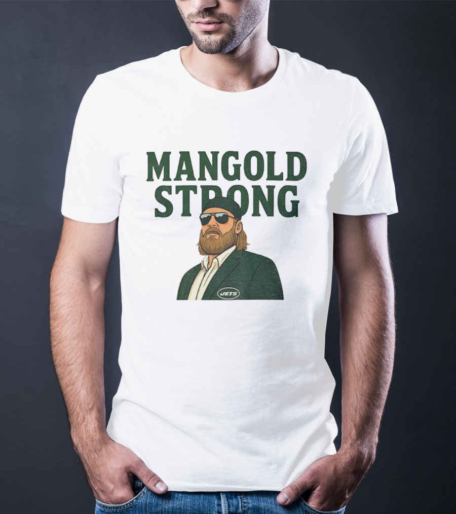 Mangold Strong New York Jets Nick Mangold Tribute T-Shirt