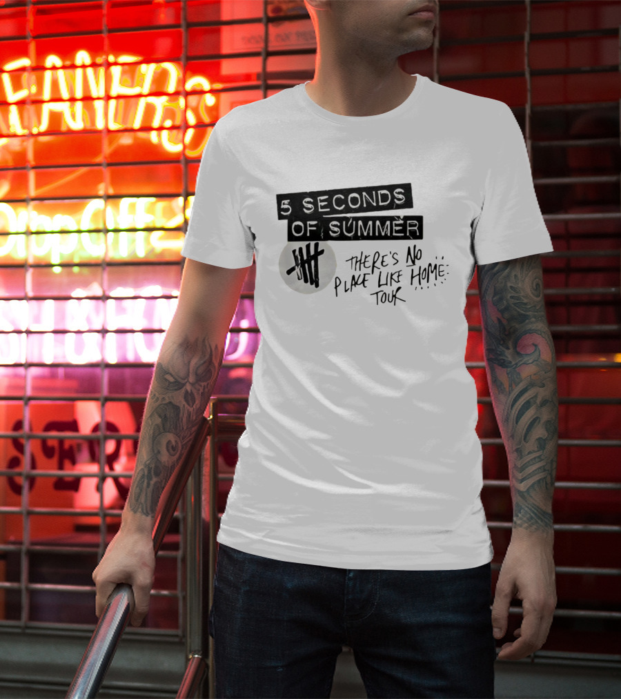 5 Seconds Of Summer There's No Place Like Home Tour T-Shirt