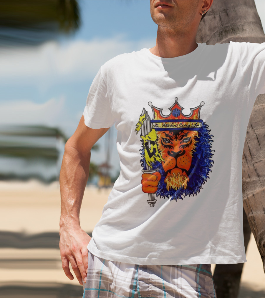 All For Cincy Lion Sword The Pride Crown Flame T-Shirt