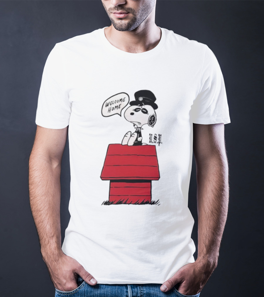 Welcome Home Snoopy Houston Peanuts Collaboration T-Shirt