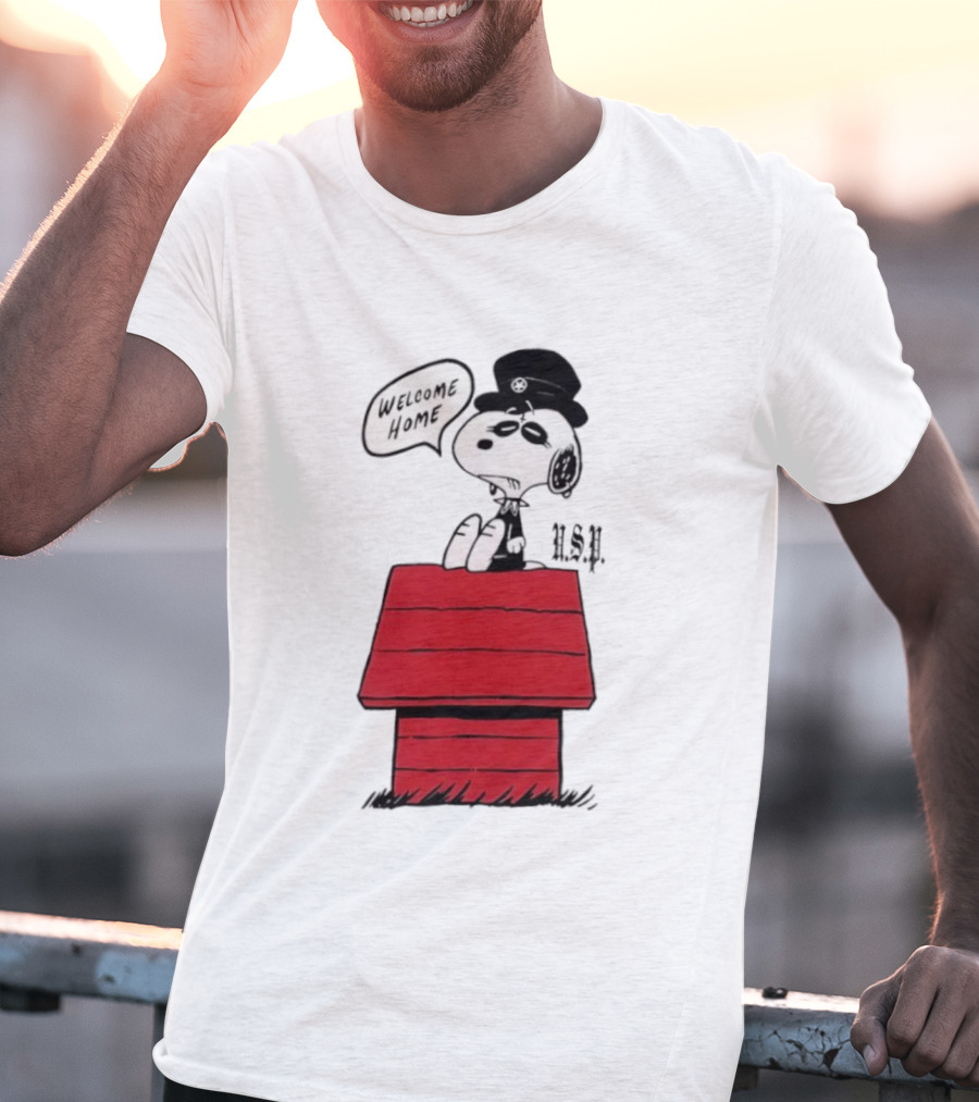 Welcome Home Snoopy Houston Peanuts Collaboration T-Shirt