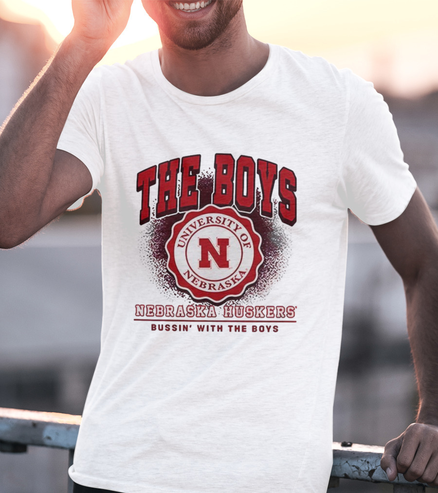 The Boys University Of Nebraska Huskers Bussin' With The Boys T-Shirt