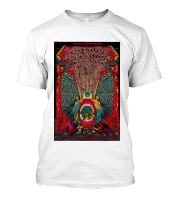 Levitation Halloween Fracas Lightning Bolt Nov 1 2025 Empire Austin Texas T-Shirt