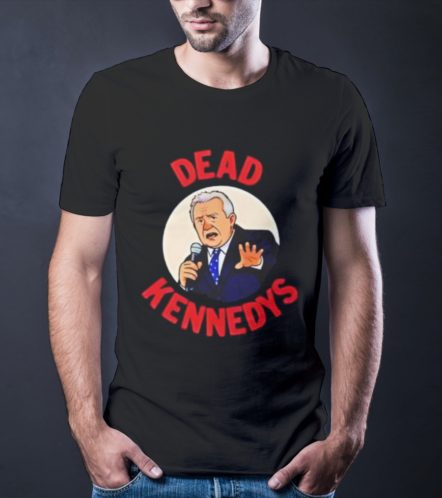 Dead Kennedys Political Parody Microphone Illustration T-Shirt