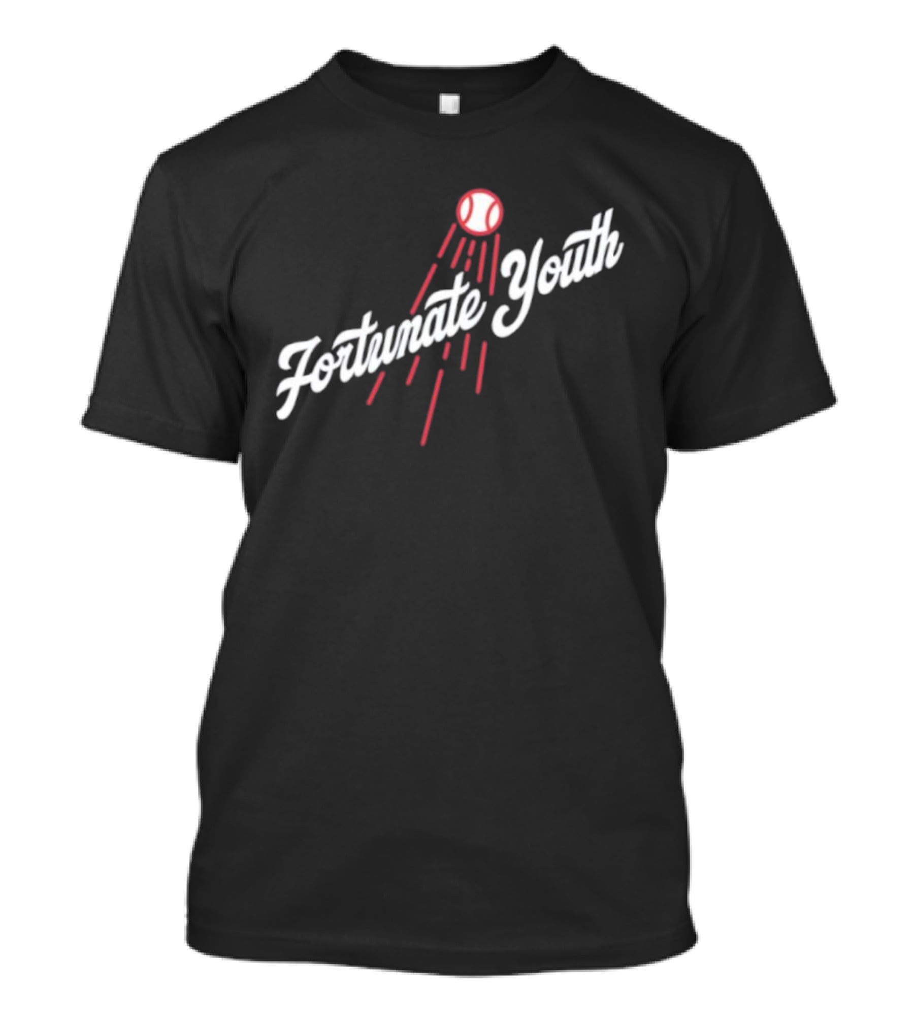 Los Angeles Dodgers Fortunate Youth Baseball Collaboration T-Shirt