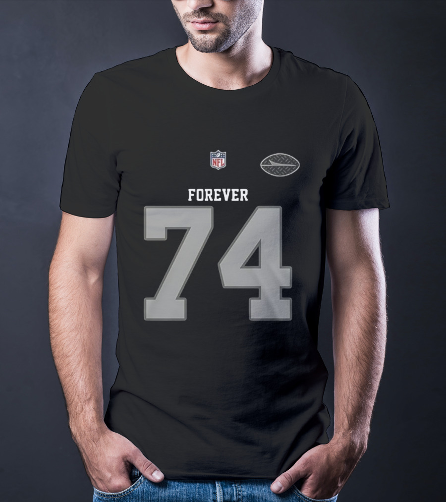 New York Jets Nick Mangold Forever 74 NFL Football T-Shirt
