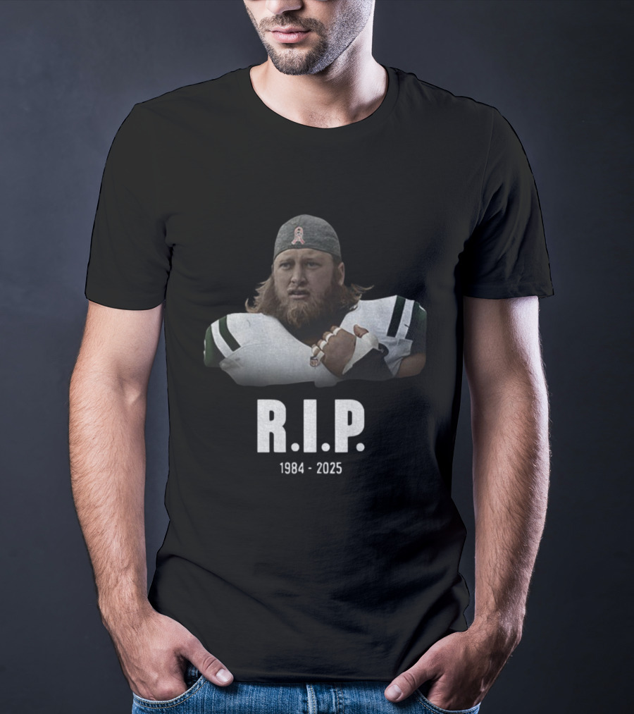 Nick Mangold New York Jets NFL R.I.P. 1984-2025 Legends Never Die T-Shirt