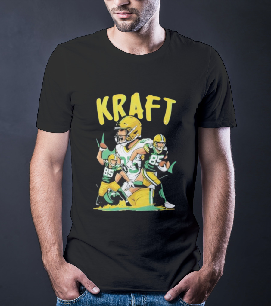 Kraft Football 85 Green Bay Packers Tucker Kraft T-Shirt