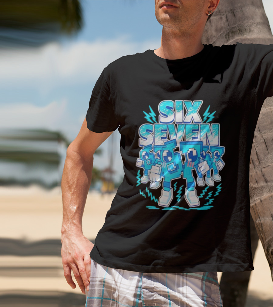 Six Seven Meme 67 Italian Brainrot Birthday T-Shirt