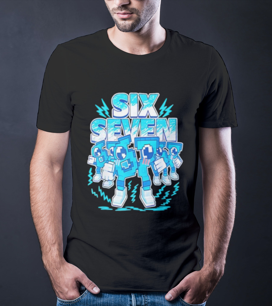 Six Seven Meme 67 Italian Brainrot Birthday T-Shirt