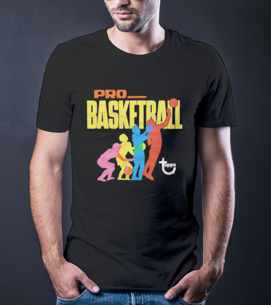 1972 Topps Pro Basketball Retro Silhouettes T-Shirt