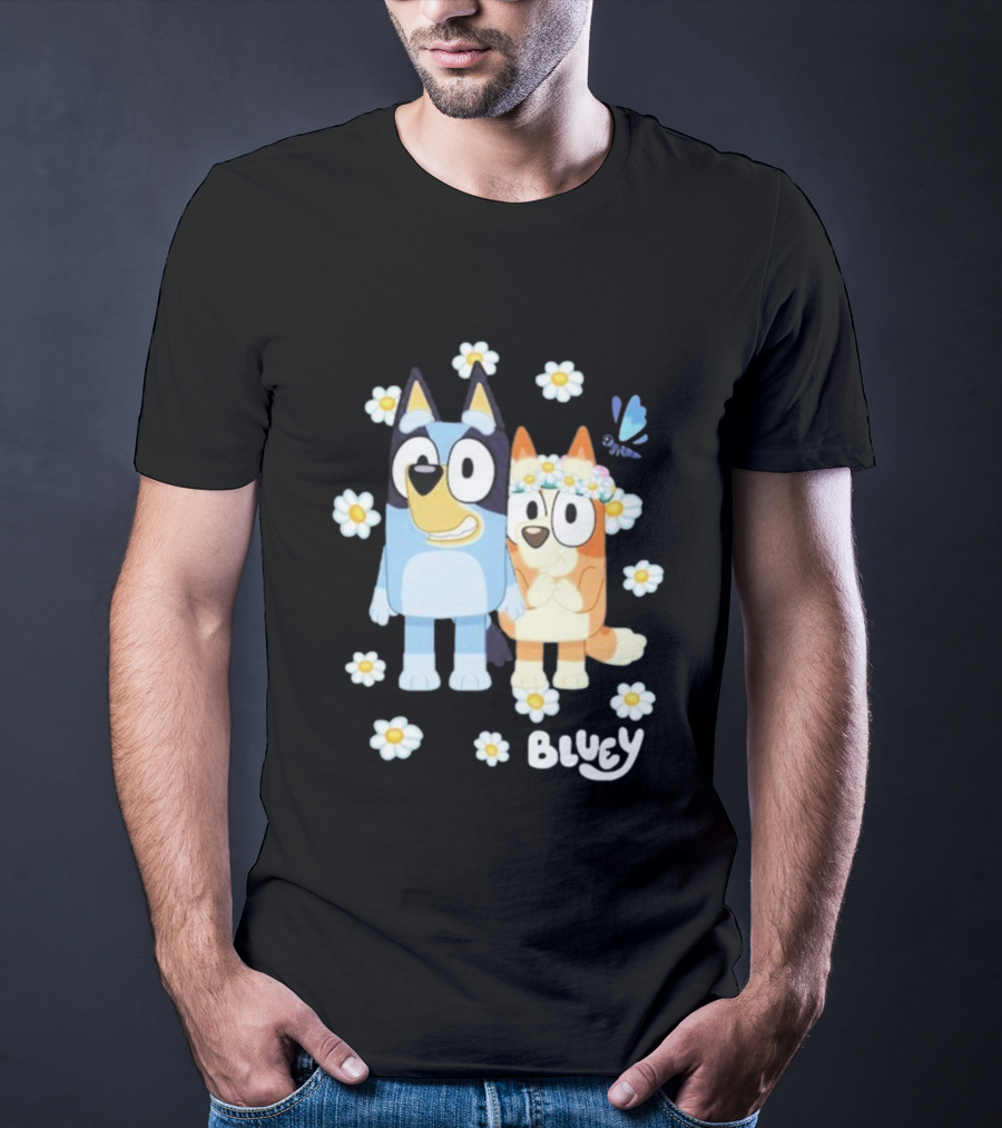 Bluey Flowers And Friends Playful Blossom Adventure T-Shirt