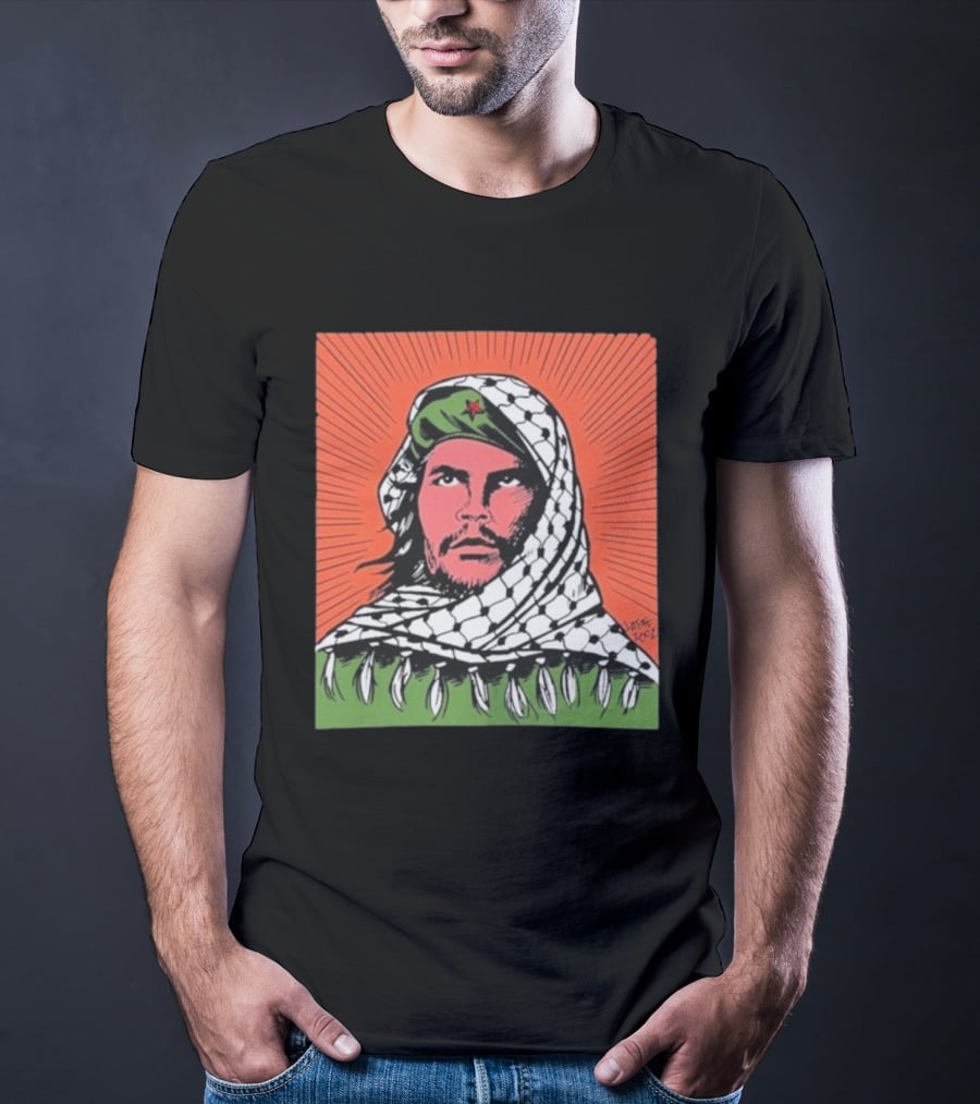 Che Guevara Keffiyeh Artistic Illustration By Latuff 2002 T-Shirt