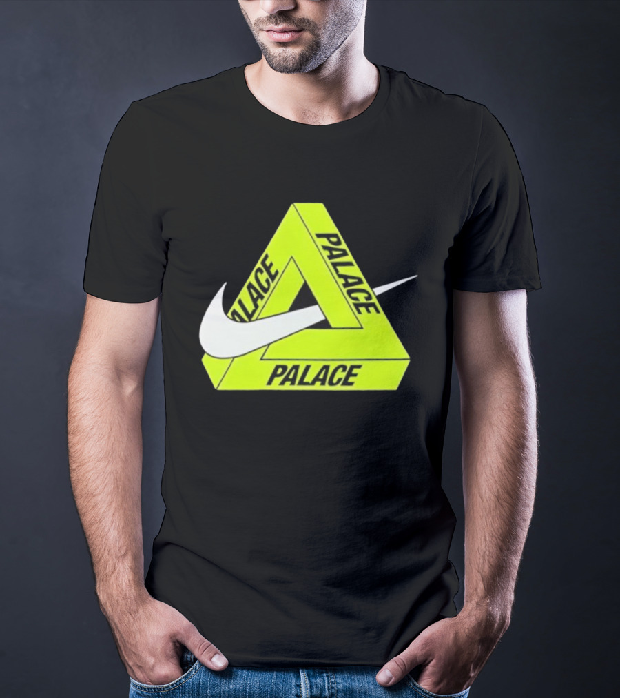 Palace Tri-Ferg Swoosh Yellow Collaboration T-Shirt