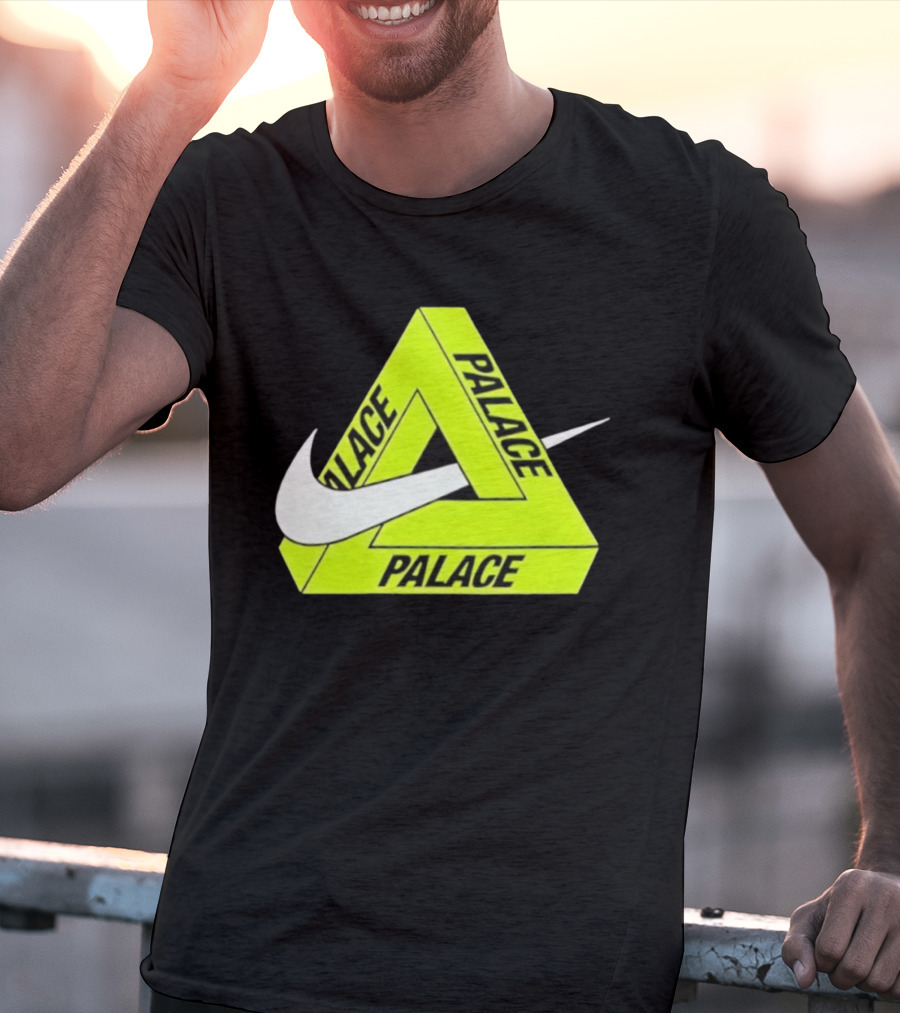 Palace Tri-Ferg Swoosh Yellow Collaboration T-Shirt