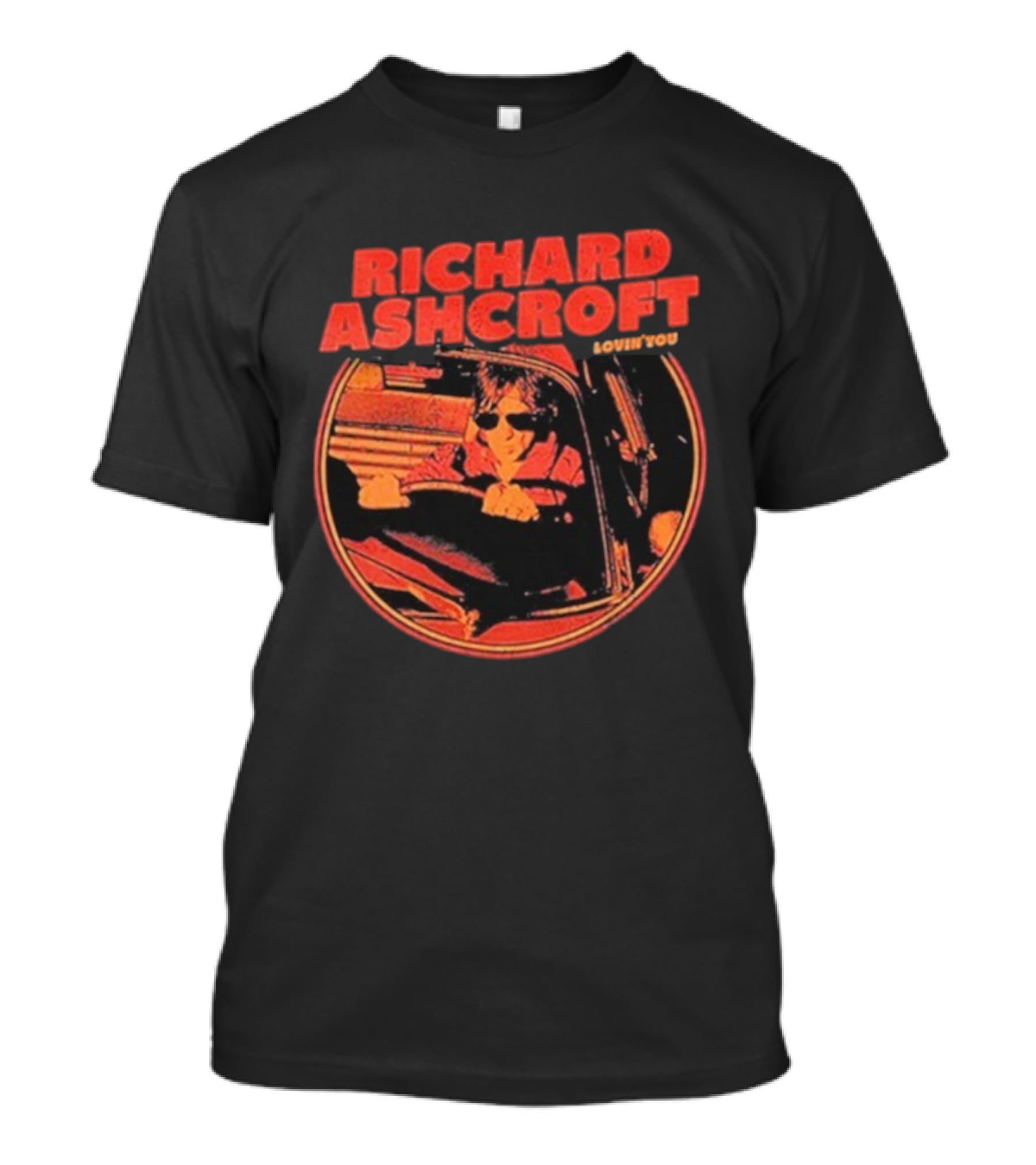 Richard Ashcroft Lovin’ You Drive Car Vintage Style Driving Sunglasses T-Shirt