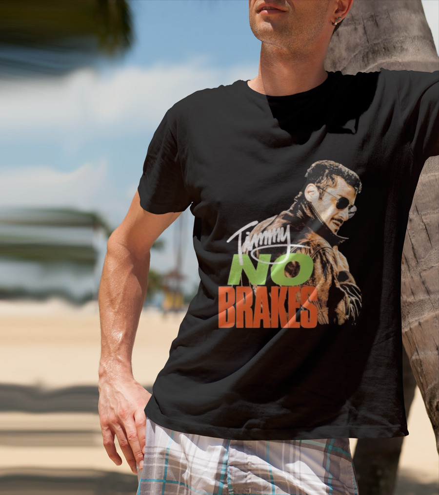 Timmy No Brakes Racing Jacket Sunglasses Style T-Shirt