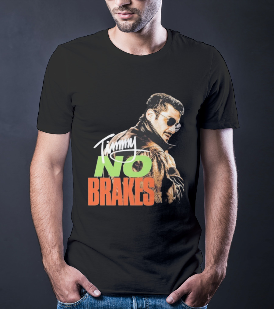 Timmy No Brakes Racing Jacket Sunglasses Style T-Shirt