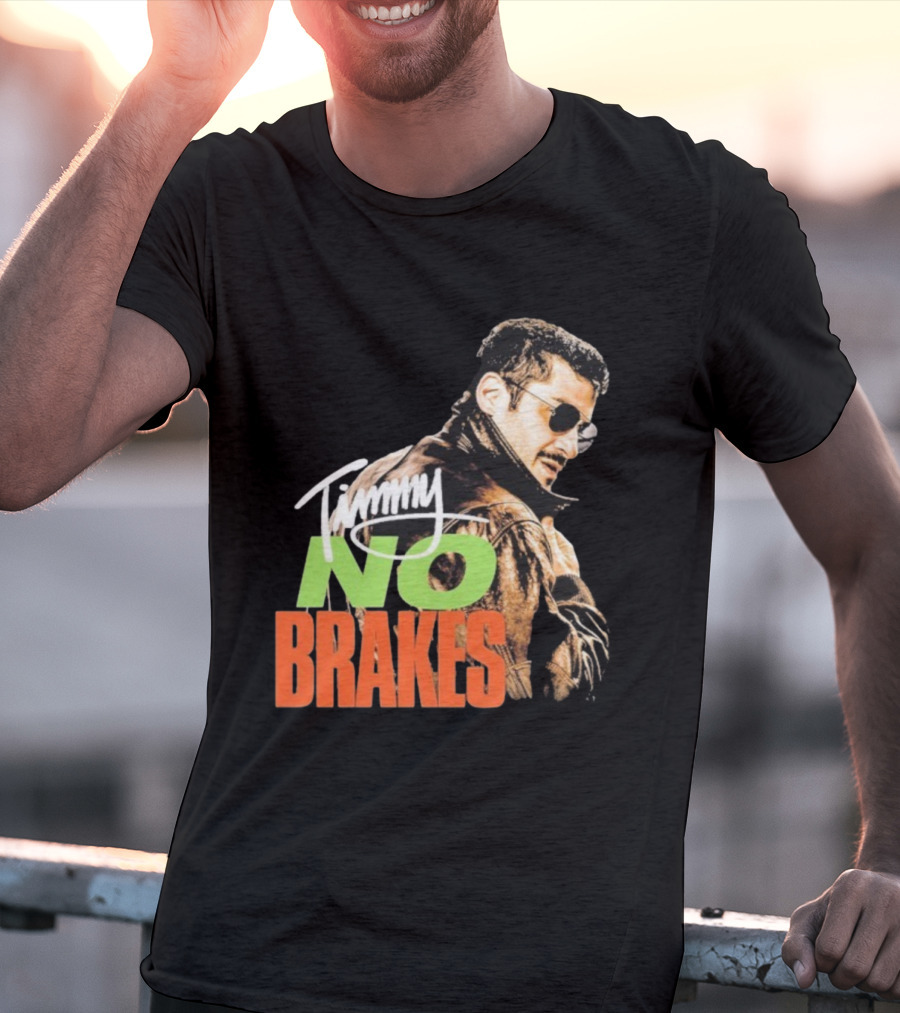 Timmy No Brakes Racing Jacket Sunglasses Style T-Shirt